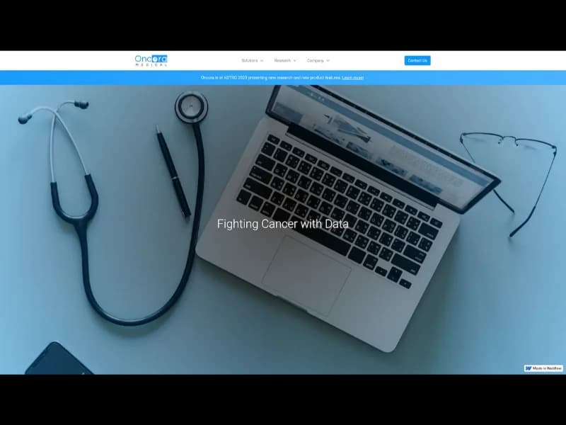 Oncora Medical website screenshot