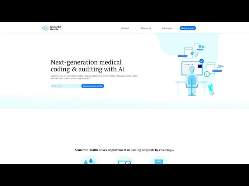 Semantic Health website screenshot