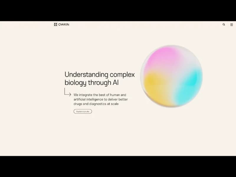 Owkin website screenshot
